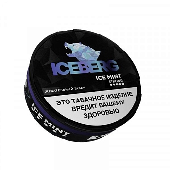 Жевательный табак ICEBERG Slim Strong "Леденная Мята / ice mint"