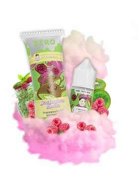 Жидкость для ЭСДН CandyMan Zero "Kiwi Raspberry Smoothie" 27мл 0мг.